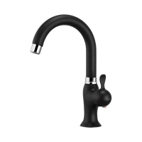 Tida Basin Mixer With Short Spout Black