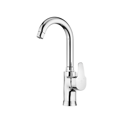 Anita Basin Mixer With Short Spout Chrome