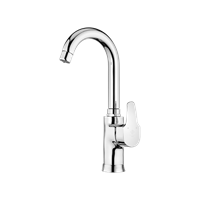 Anita Basin Mixer With Short Spout Chrome
