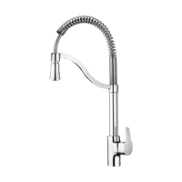 Anita Sink mixer with Springy Spout Chrome