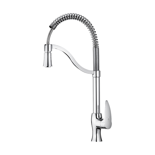 Parvaneh Sink mixer with Springy Spout Chrome