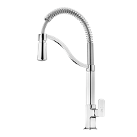 Nila Sink mixer with Springy Spout Chrome