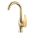 Parvaneh Basin Mixer With Short Spout Gold 