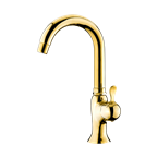 Tida Basin Mixer With Short Spout Gold