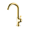 Tida Basin Mixer With Short Spout Gold