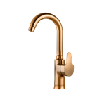 Anita Basin Mixer With Short Spout Rose Gold