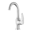 Parvaneh Basin Mixer With Short Spout Steel