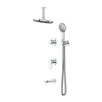 شیر حمام توکار لارا با سردوش سقفی